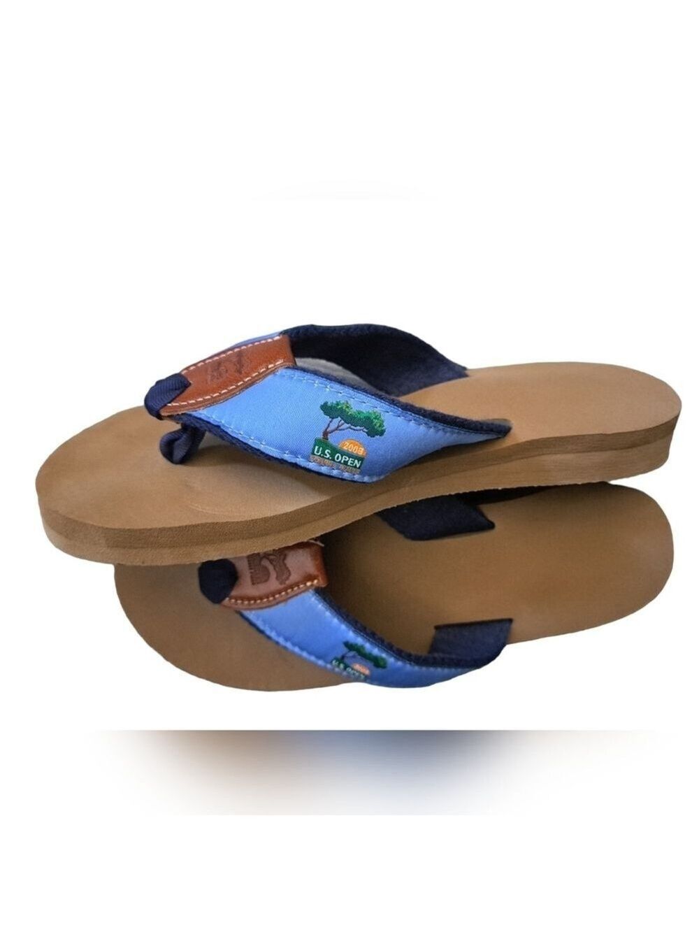 2008 US OPEN TORREY PINES golf sandals flip flops beach coastal lightweight M-L - Picture 4 of 9